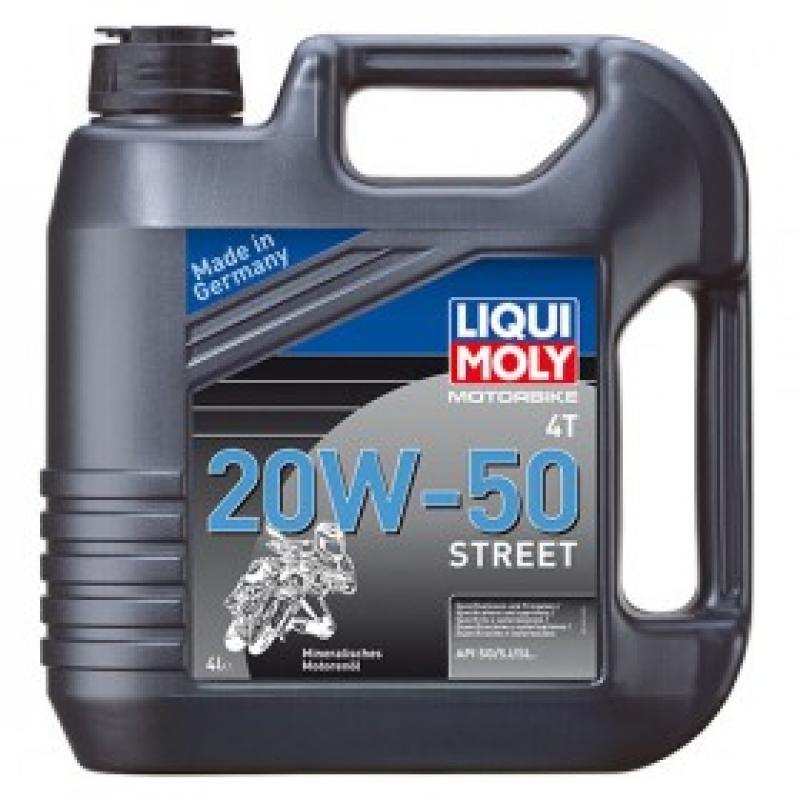 Купить Масло моторное 20W-50 LIQUI MOLI 4Т  "STREET" 4л. минеральное
